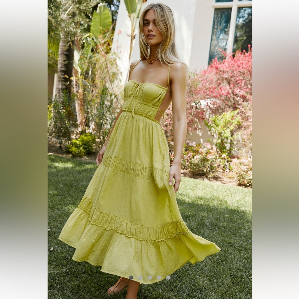 Free People taking sides maxi dress